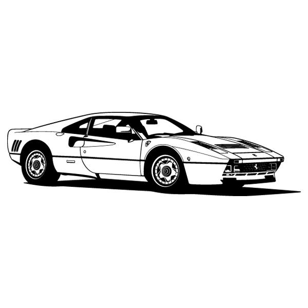 Wall Stickers: Ferrari 288 GTO