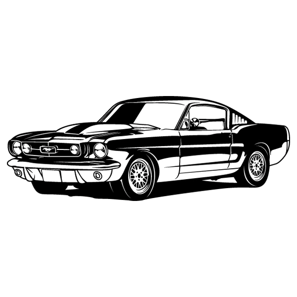 Wall Stickers: Ford Mustang Shelby GT350