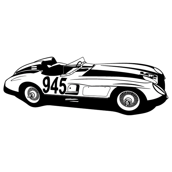 Wall Stickers: Ferrari 250 testa rossa - 1957