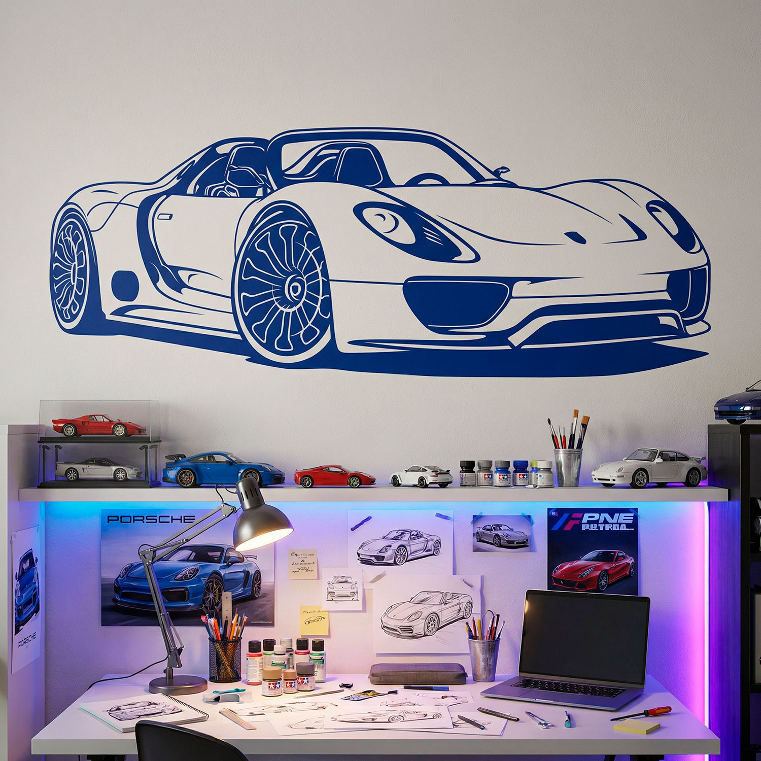 Wall Stickers: Porsche 918 Spyder