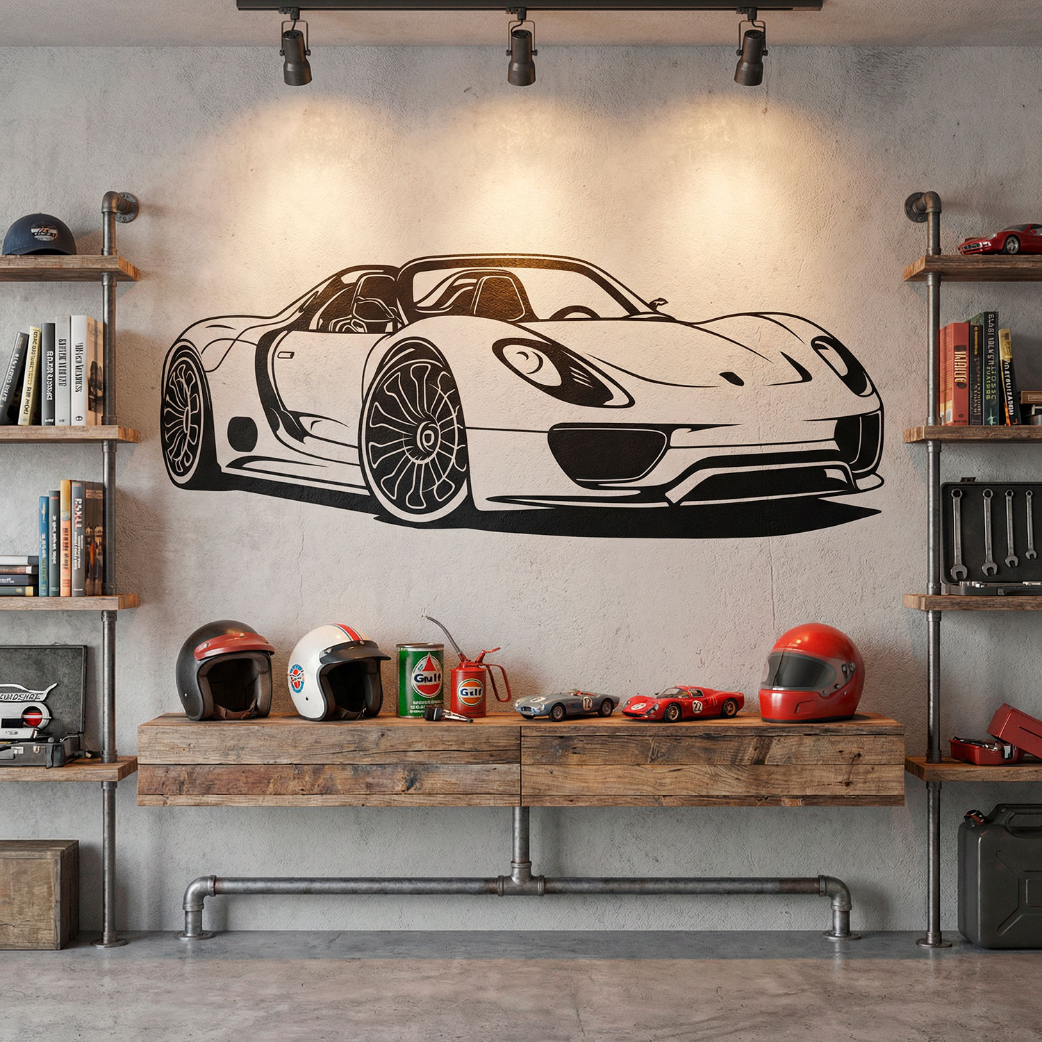 Wall Stickers: Porsche 918 Spyder