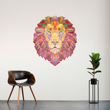 Wall Stickers: Lion head origami 3