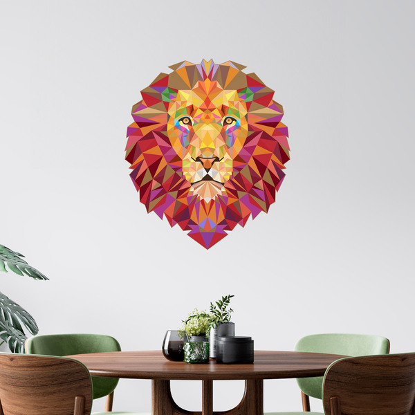 Wall Stickers: Lion head origami