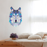 Wall Stickers: Head of Origami Wolf 5