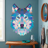 Wall Stickers: Head of Origami Wolf 11
