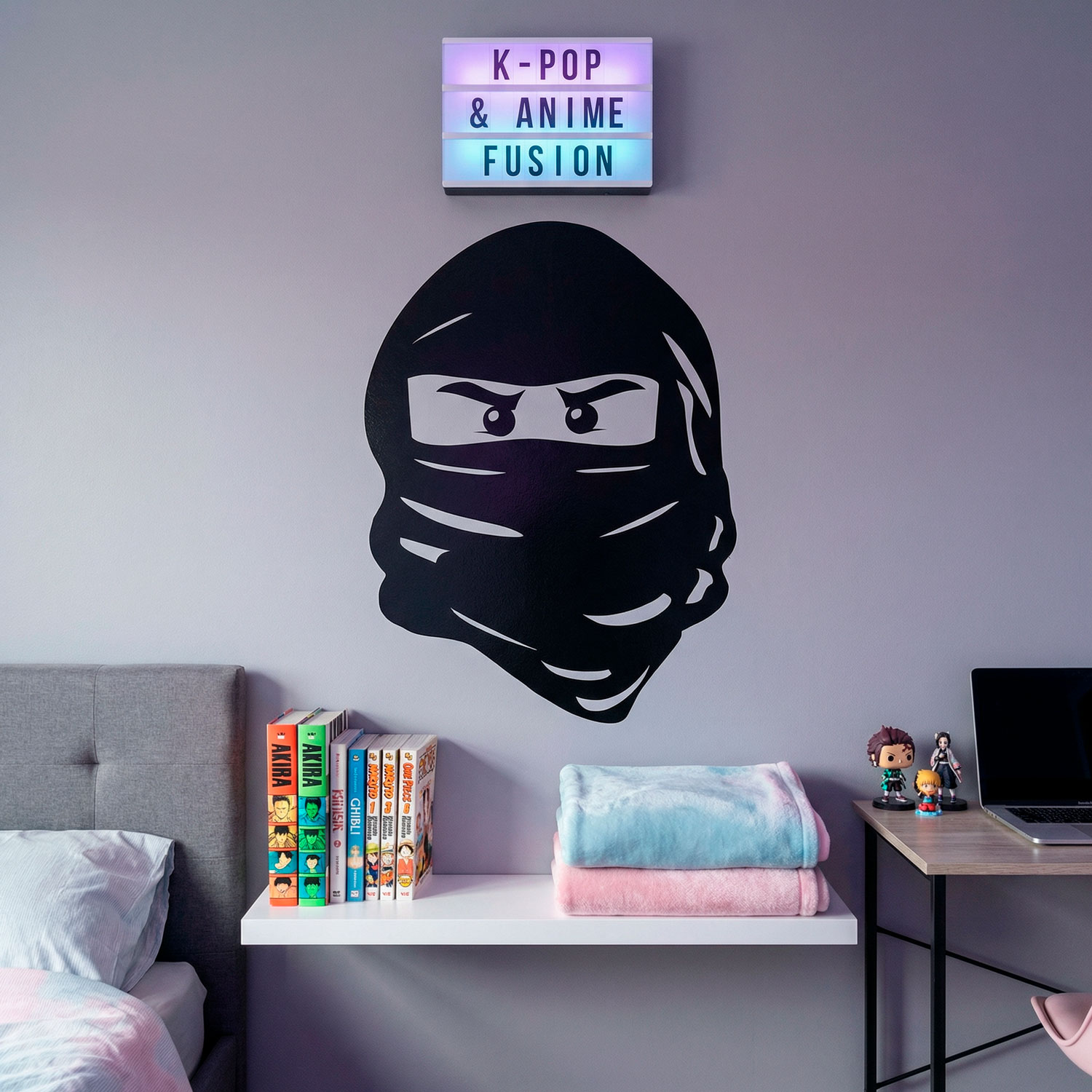 Stickers for Kids: Face of Lego Ninja