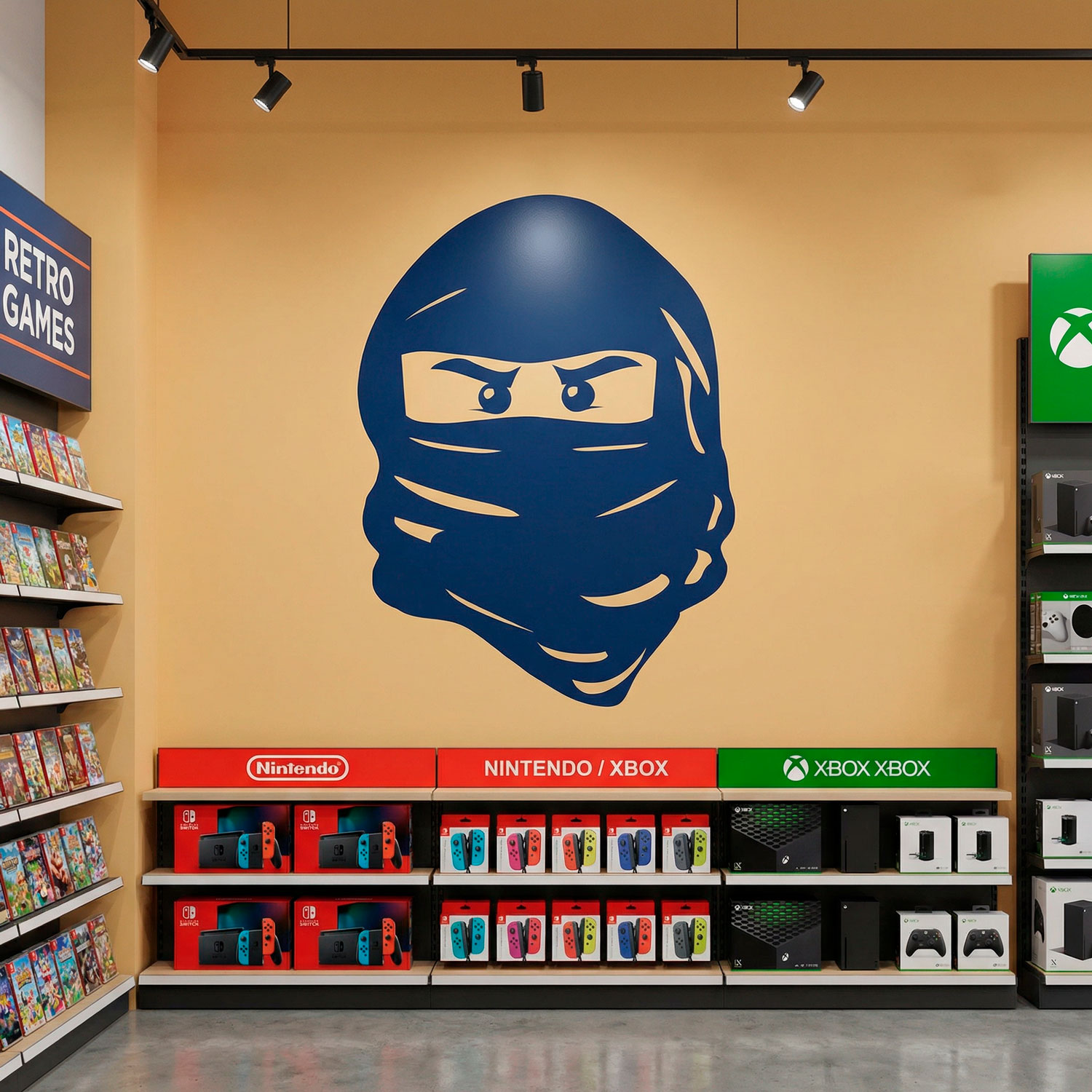 Stickers for Kids: Face of Lego Ninja