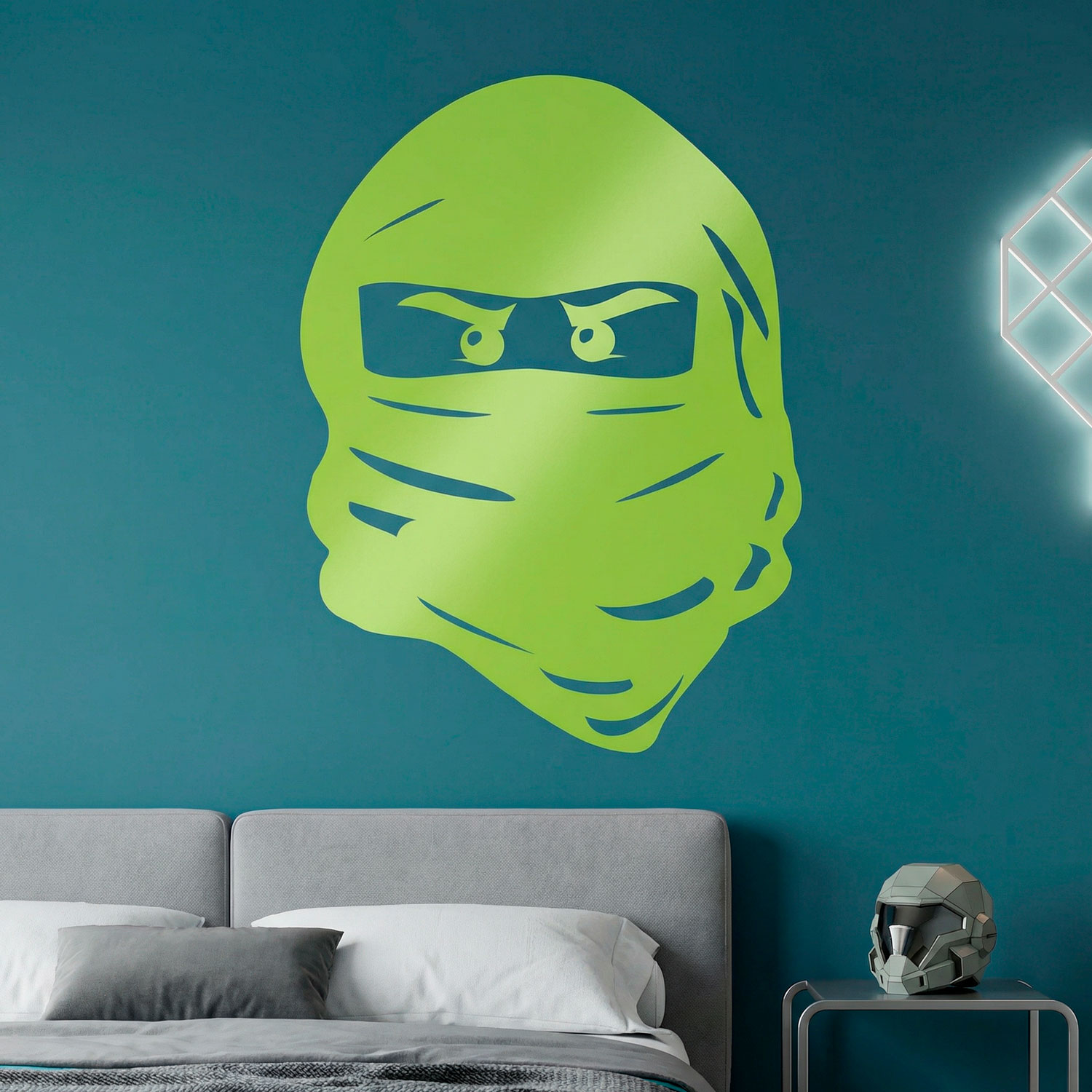 Stickers for Kids: Face of Lego Ninja