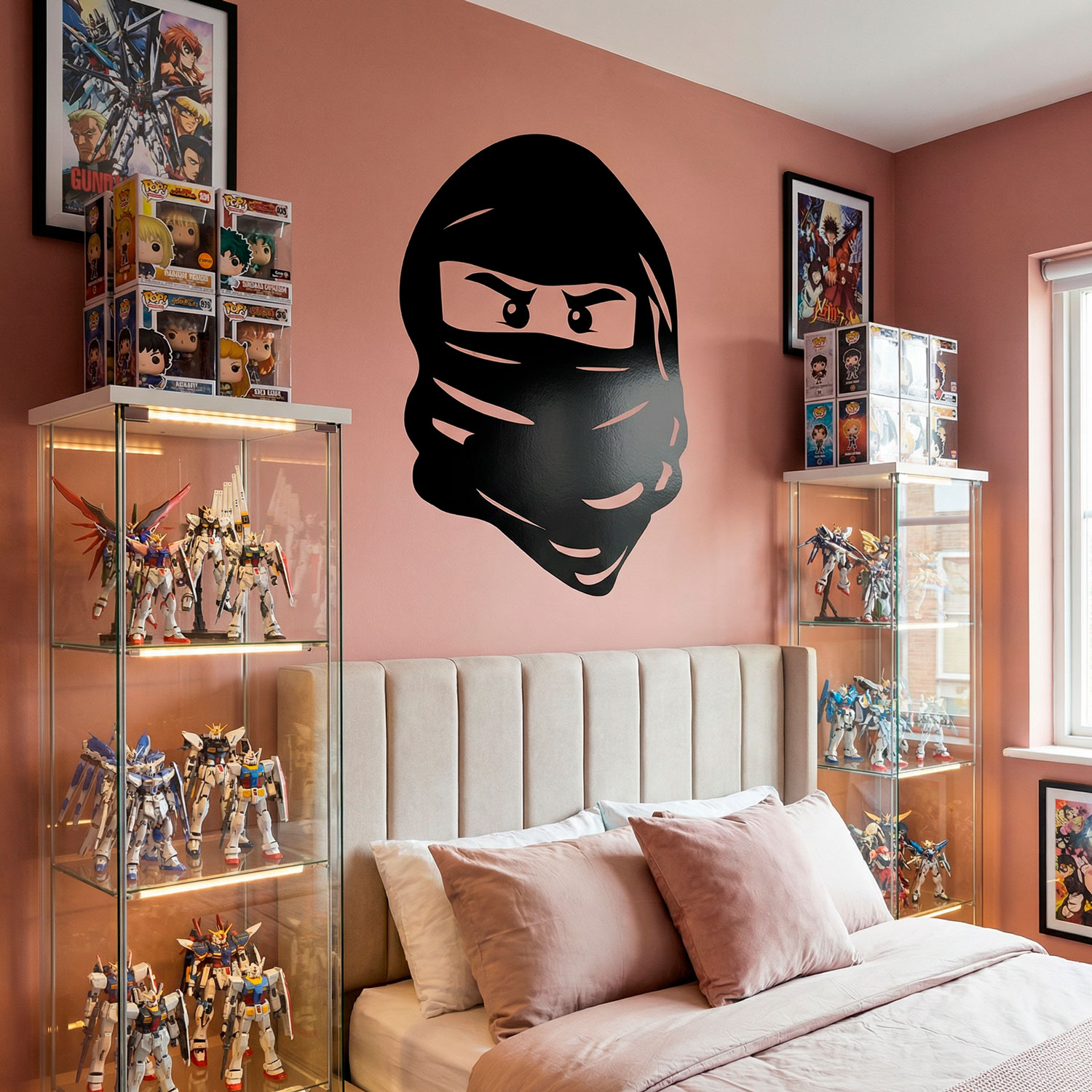 Stickers for Kids: Face of Lego Ninja
