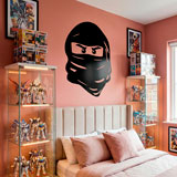 Stickers for Kids: Face of Lego Ninja 17