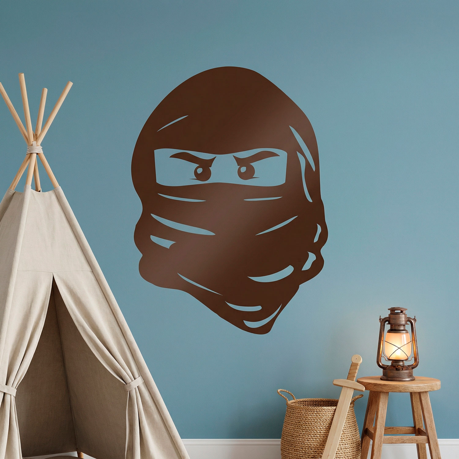 Stickers for Kids: Face of Lego Ninja