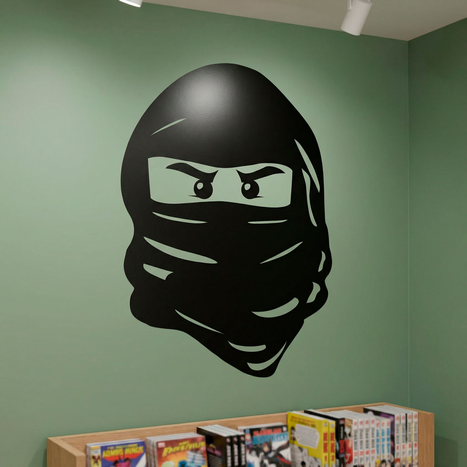 Stickers for Kids: Face of Lego Ninja