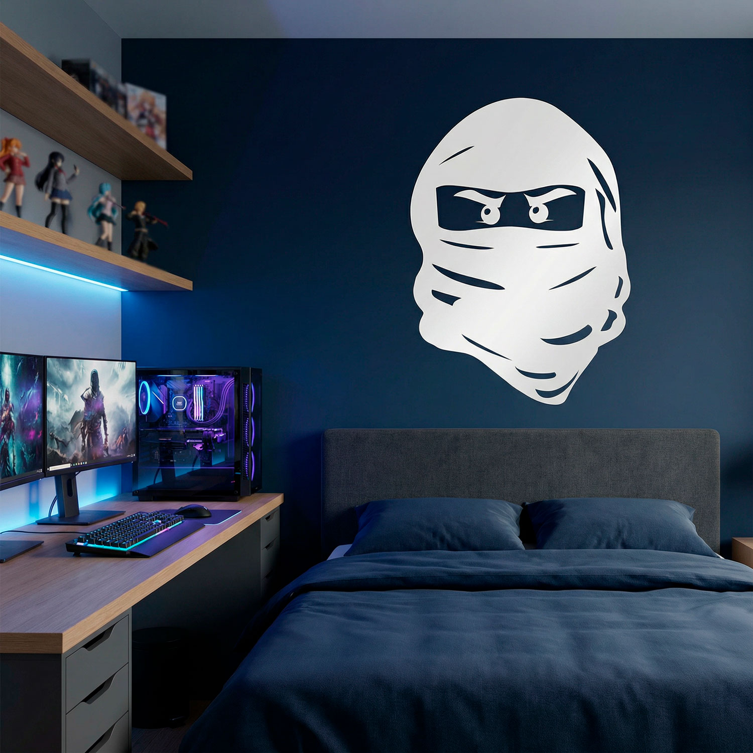 Stickers for Kids: Face of Lego Ninja