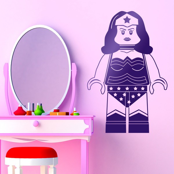 Stickers for Kids: Figure Lego Superwoman