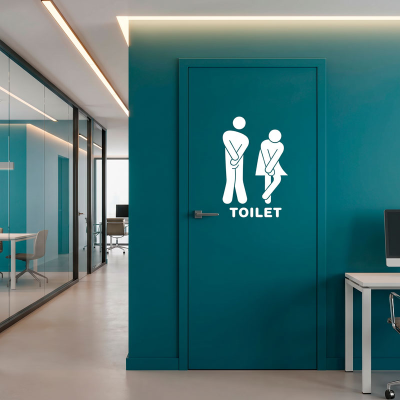 Funny bathroom icons toilet 5/6