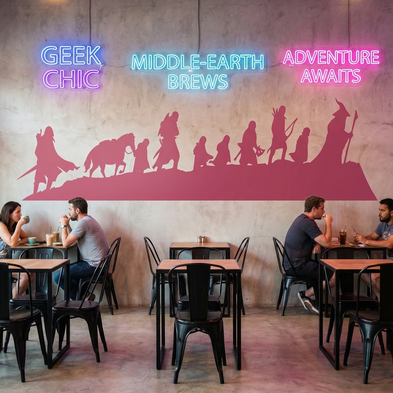 Wall Stickers: Skyline The Lord of the Rings