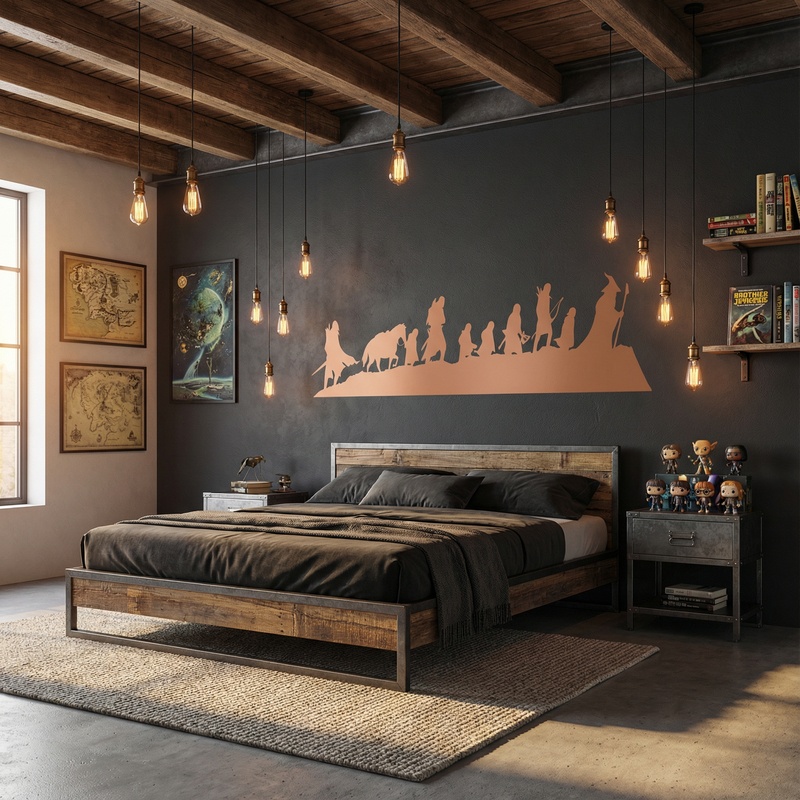 Wall Stickers: Skyline The Lord of the Rings