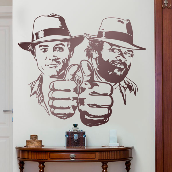 Wall Stickers: Bud Spencer and Terence Hill