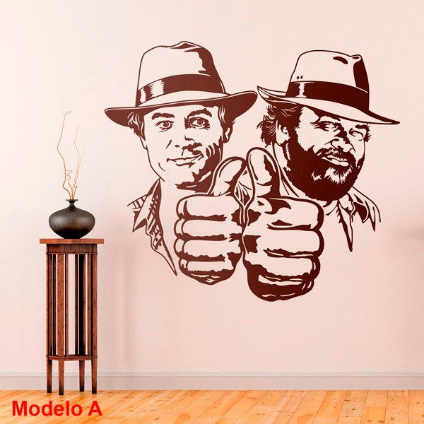 Wall Stickers: Bud Spencer and Terence Hill