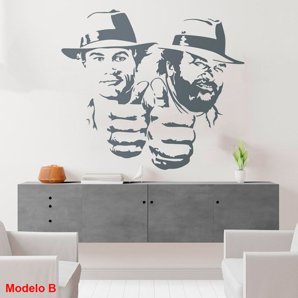 Wall Stickers: Bud Spencer and Terence Hill