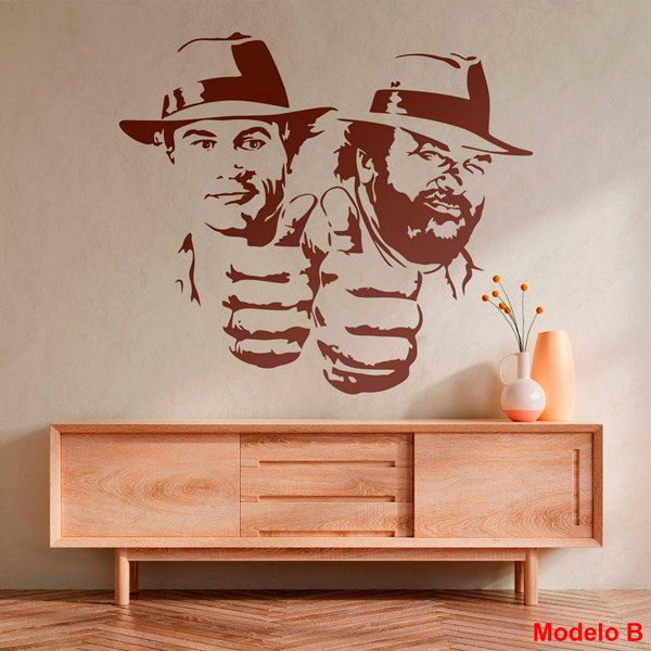 Wall Stickers: Bud Spencer and Terence Hill