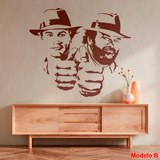 Wall Stickers: Bud Spencer and Terence Hill 4