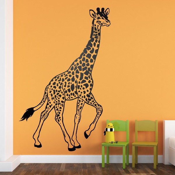 Wall Stickers: Giraffe walking
