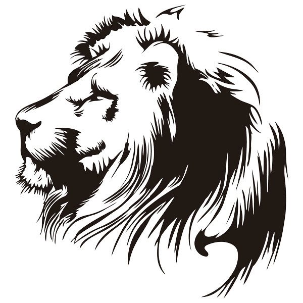 Wall Stickers: Lion s Head