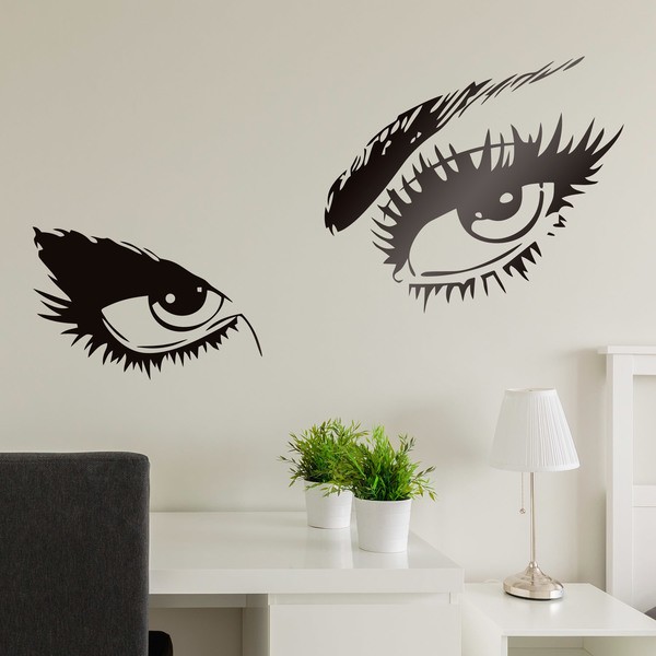 Wall Stickers: Female eyes