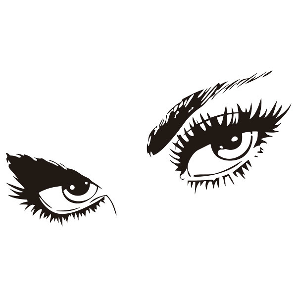 Wall Stickers: Feminine Eyes