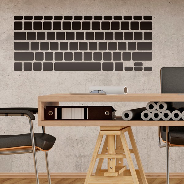 Wall Stickers: Keyboard Computer Laptop