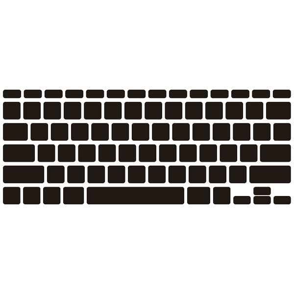 Wall Stickers: Keyboard Computer Laptop