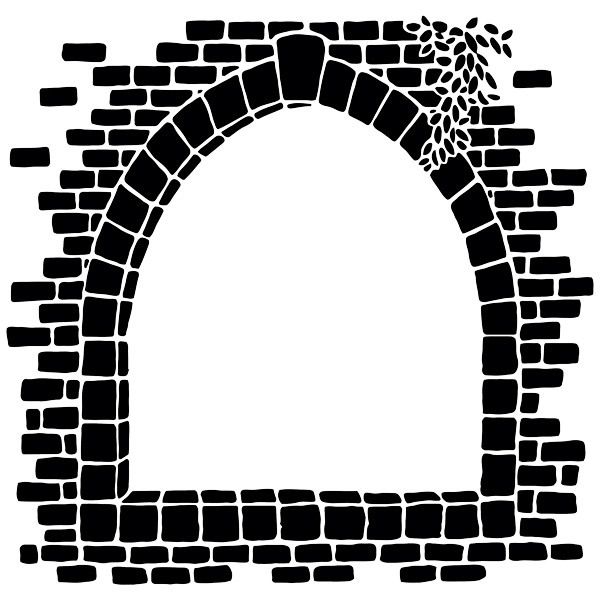 Wall Stickers: Stone window