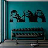 Wall Stickers: The three wise monkeys 3