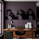 Wall Stickers: The three wise monkeys 8