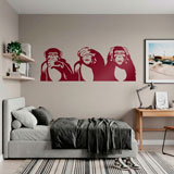 Wall Stickers: The three wise monkeys 9