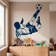 Wall Stickers: Soccer player making a chilean 7