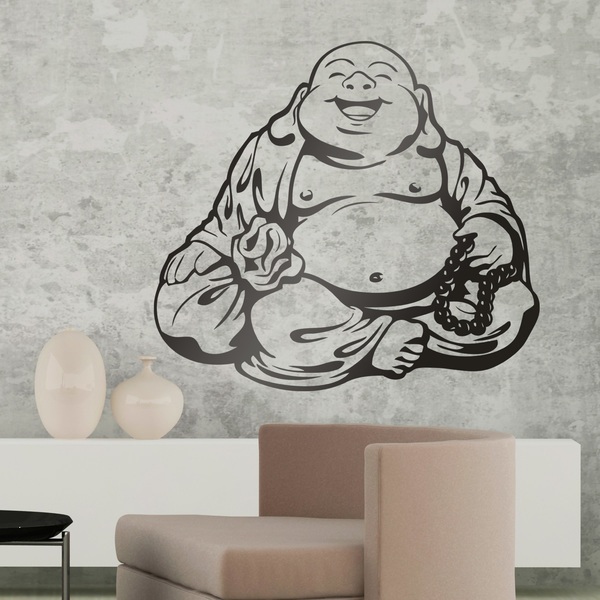 Wall Stickers: Smiling Buddha