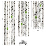 Wall Stickers:  Set 5 Birch trunk 4