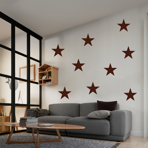 Wall Stickers: 9X stickers Stars