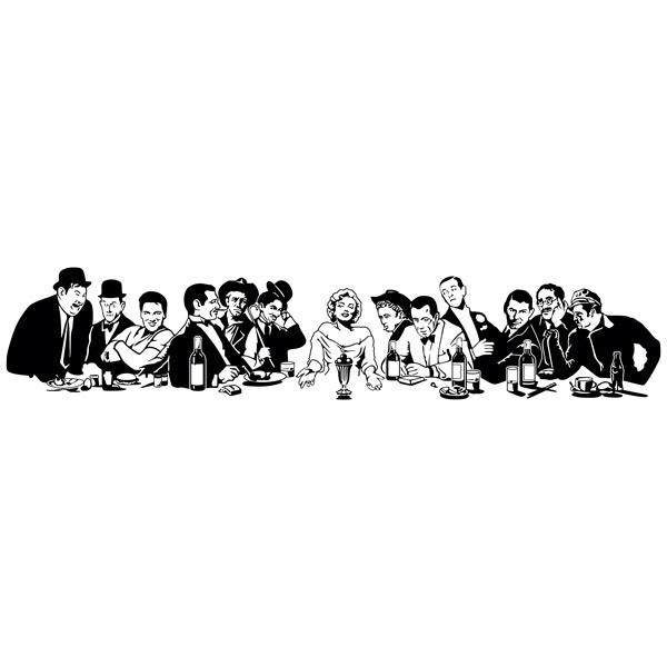 Wall Stickers: The Last Supper in Hollywood