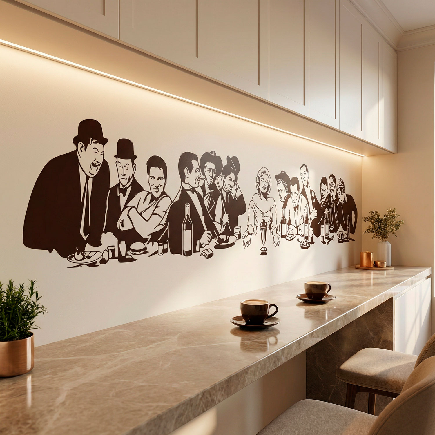 Wall Stickers: The Last Supper in Hollywood