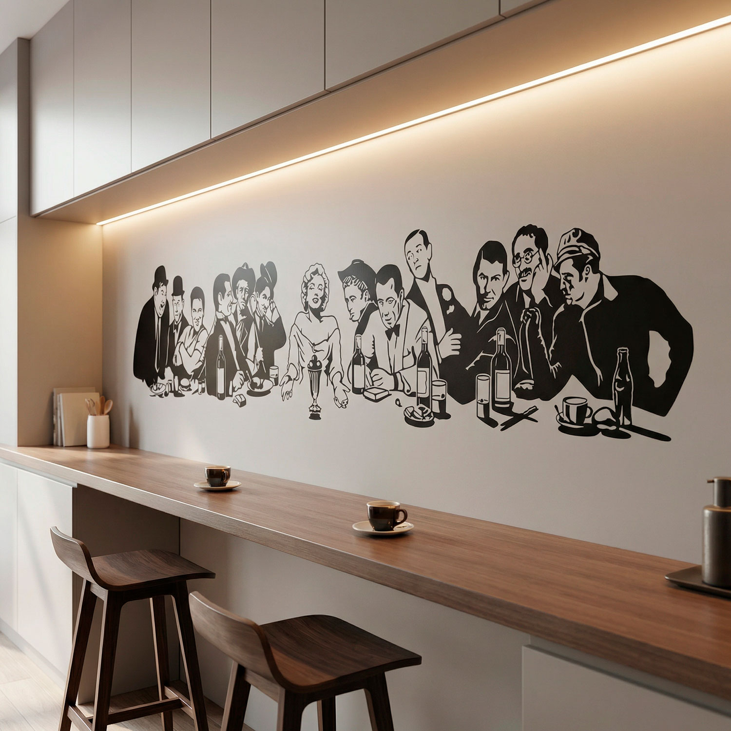 Wall Stickers: The Last Supper in Hollywood