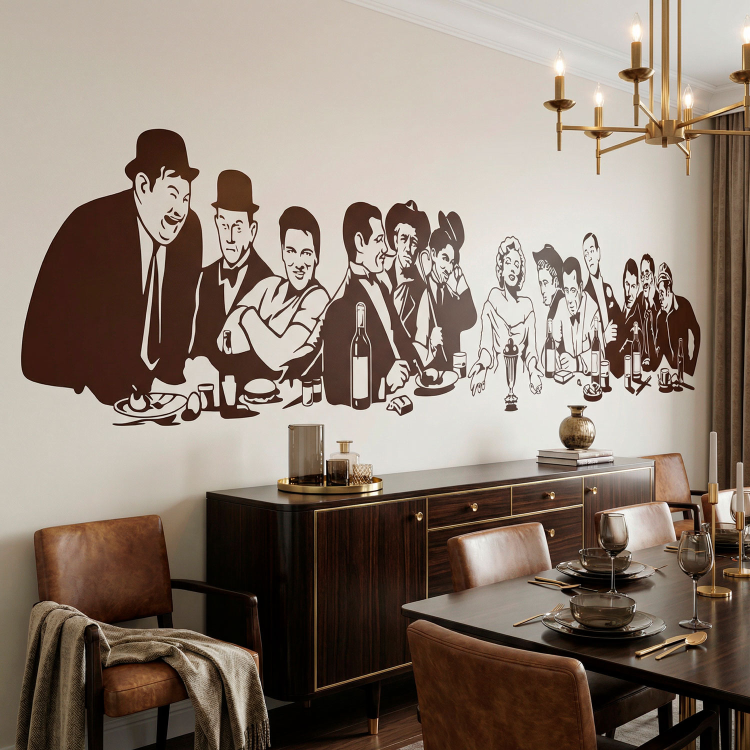 Wall Stickers: The Last Supper in Hollywood