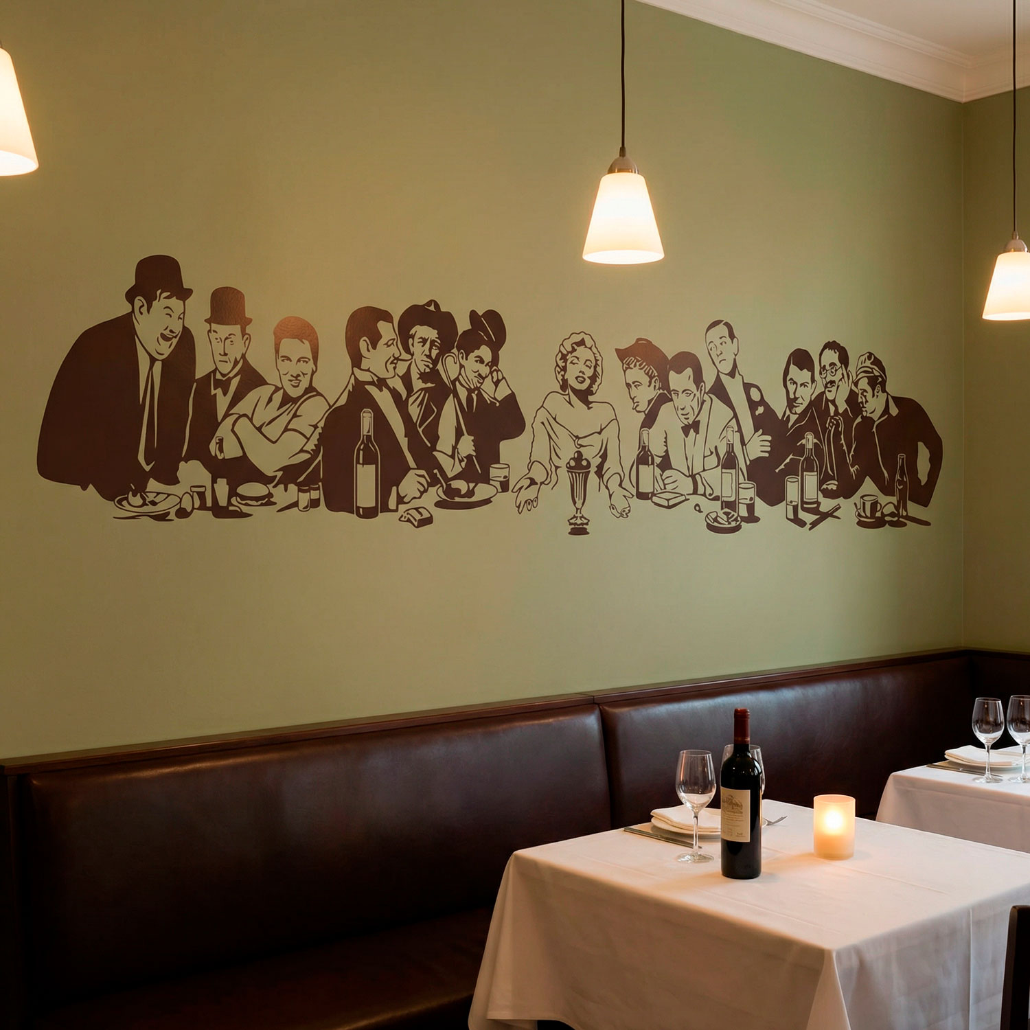 Wall Stickers: The Last Supper in Hollywood