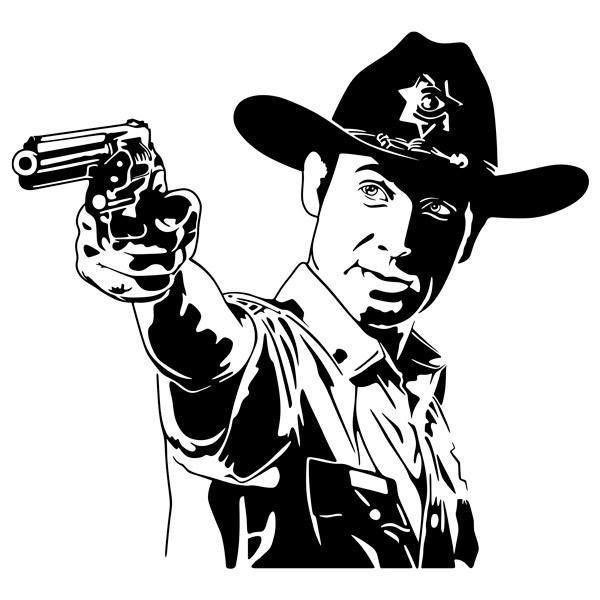 Wall Stickers: Rick Grimes