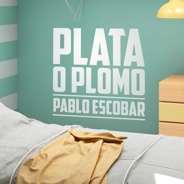 Wall Stickers: Plata o Plomo Pablo Escobar