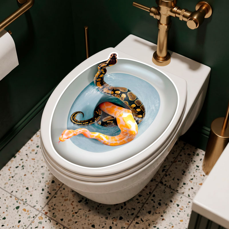 Snakes coming out of the bowl 6