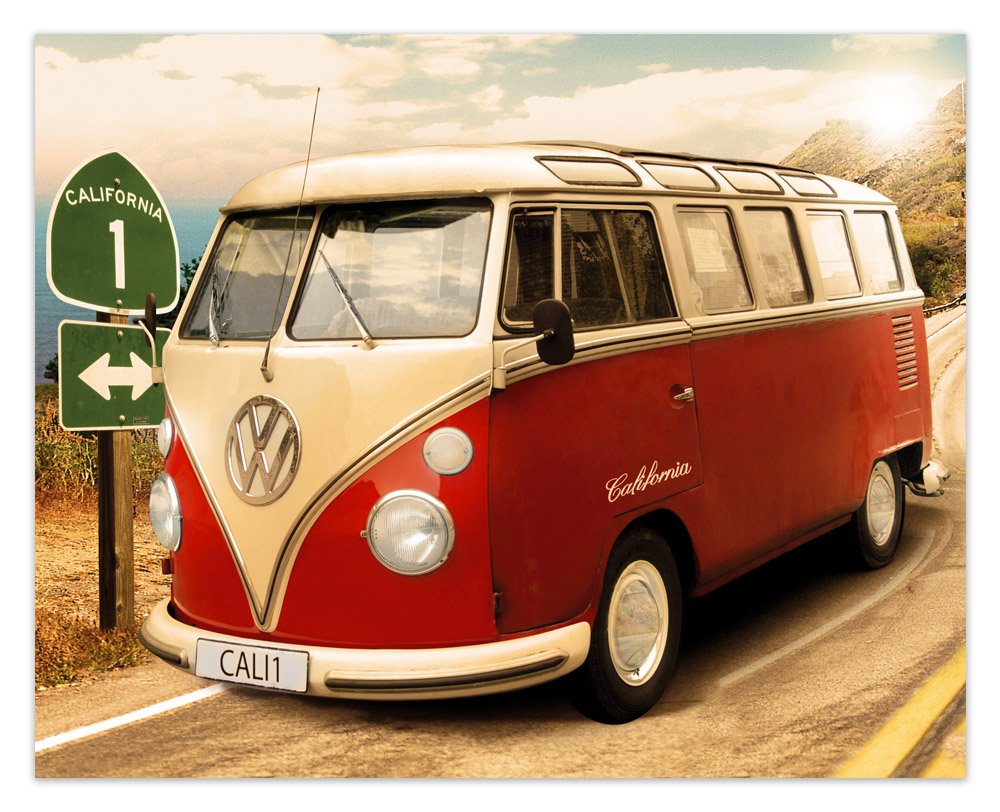 Wall Stickers: Volkswagen van California