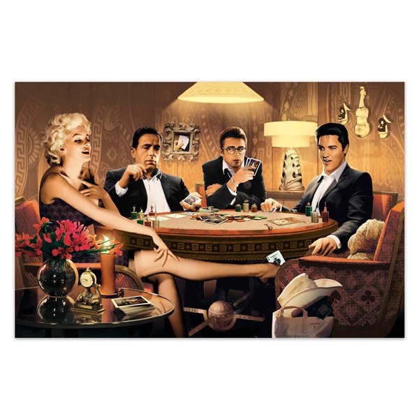 Wall Stickers: Hollywood poker stars